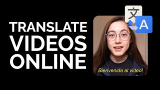 How To Automatically Translate Videos Online Translate Video Language Subtitles [upl. by Marceau]