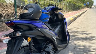 Yamaha Aerox 155  My Honest Review  155 cc Engine  First Ride Experience  yt youtube [upl. by Zeba]