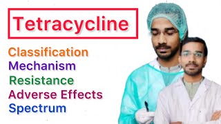 Tetracycline  Classification  Mechanisms  Resistance  Adverse Effects  Spectrum [upl. by Cira]