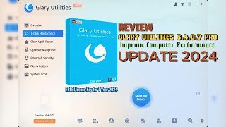 Review Glary Utilities 6407 PRO 2024 Software Peningkatan Kinerja PC 2024 Fitur Lengkap [upl. by Joline]