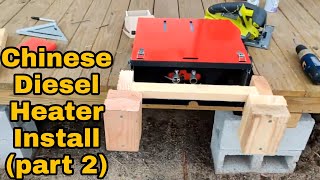 Eberspacher Diesel Heater Chinese Clone Install part 2 [upl. by Wivestad]