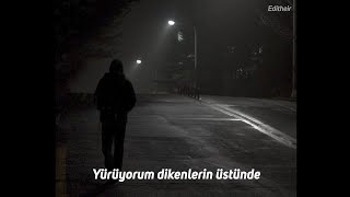 Batuhan Yağız  Yürüyorum Dikenlerin Üstünde Lyrics [upl. by Reimer204]