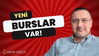 YENİ BAŞLAYAN 3 BURS BAŞVURUSU VAR BURS VEREN KURUMLAR GERİ ÖDEMESİZ BURSA NASIL BAŞVURULUR [upl. by Ostraw]