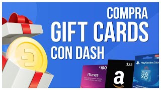 🎁¡COMPRA Gift Cards con Dash y CRIPTOMONEDAS Bitrefill  eGifter  CryptoRefills  Amazon [upl. by Sulokcin]