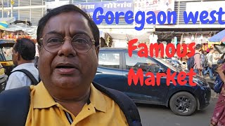 Goregaon west famous market  Goregaon station road market  MUMBAI  INDIA [upl. by Puttergill]