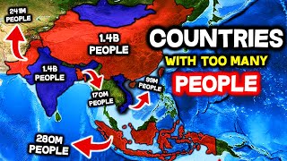 Why 50 of the World Lives in these 7 OVERPOPULATED Countries [upl. by Higinbotham]