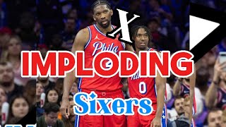 Philadelphia 76ers Tyrese Maxey FIGHTS with Joel Embiid [upl. by Evol]