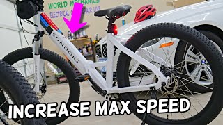 HOW TO INCREASE THE MAX TOP SPEED ON SONDORS SMART STEP FOLD X BIKE [upl. by Onateag]