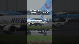 Ryanair VS ATC🤣🤣🤣 aviation avgeek ryanair [upl. by Elliot]