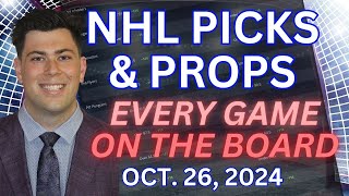 NHL Picks and Predictions Today  Every Game on the Board with Andrew McInnis [upl. by Karlee]