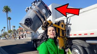 Boy Tossed in Trash Truck  Prank gone Wrong [upl. by Mutua796]