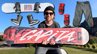 My Snowboard Gear List  Early Season Highlights [upl. by Naltiac289]