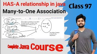 Many to one Associations in Java  Many to one Mapping in HASA relationship in Java [upl. by Ainahpets]