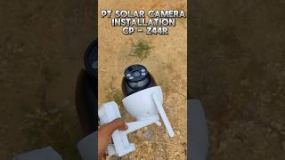 Pt Solar Camera Installation Cp  Z44R LCtechvlogging shorts [upl. by Matuag]