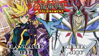 PLAYMAKER VS APORIA  Accurate Anime Deck  EDOPRO  TOURNAMENT [upl. by Nalyr]