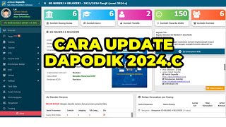 CARA UPDATE APLIKASI DAPODIK 2024B KE VERSI DAPODIK 2024C  CARA PERBAHARUI APLIKASI DAPODIK 2024C [upl. by Redneval62]