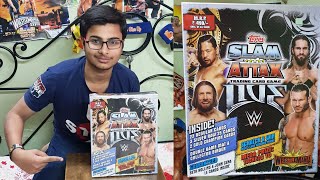 Slam Attax Live Deluxe Edition Collector Binder Pack Unboxing 2018 [upl. by Carolyne]