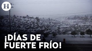 ¡Frente frío y tormenta invernal se combinan Se esperan nevadas y bajas temperaturas en México [upl. by Kolk732]