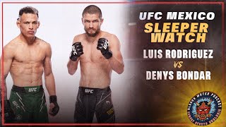 Luis Rodriguez vs Denys Bondar  UFC Mexico  Sleeper Watch [upl. by Gen]