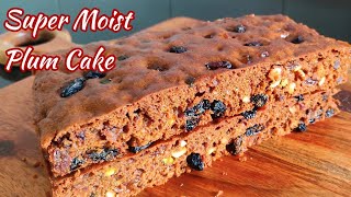 Super Moist Plum Cake Without Soaking  Christmas Cake  Fruit And Nut Cake Cake Recipe [upl. by Emeric]