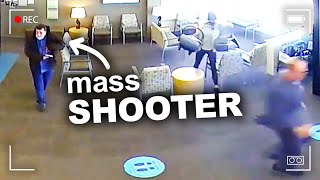 Footage Shows Moment Man Casually Starts a Mass Shooting [upl. by Yma942]