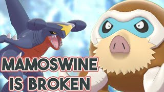 Mamoswine Has NO SWITCHINS Pokemon Brilliant Diamond and Shining Pearl Wifi Battle [upl. by Notsehc206]