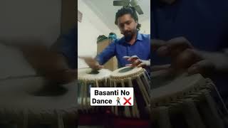 Basanti No Dance🕺❌ ajayatul hrithikroshan mrunalthakur zeemusiccompany tabla youtubeshorts [upl. by Irving178]