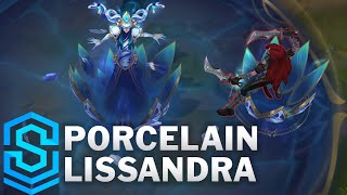 Porcelain Lissandra Skin Spotlight  PreRelease  League of Legends [upl. by Gilburt]