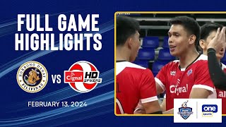 Cignal vs PGJCNavy highlights  2024 PNVF Champions League  Feb 13 2024 [upl. by Worsham]