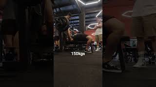 Paused Bench Press Day Training  150kgs PR [upl. by Kenny]