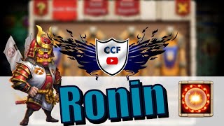 OP RONIN VS GK TOP 5 CASTLE CLASH [upl. by Hanny800]