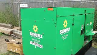 MQ DF027012 Diesel Generator 20kw OahuAuctionscom Sunbelt Kapolei [upl. by Pedaias734]