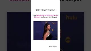 See Selena Gomez’s FUNNY Gown Moment on Emmys Red Carpet [upl. by Junieta]