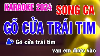 Karaoke Gõ Cửa Trái Tim Song Ca Nhạc Sống  Phối Mới Dễ Hát  Nhật Nguyễn [upl. by Carl]