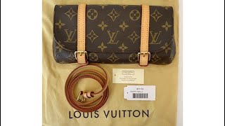 LOUIS VUITTON POCHETTE MARELLE MONOGRAM Canvas Waist Bag luxury louisvuitton [upl. by Horace150]