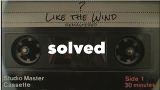 SOLVED LIKE THE WIND FEX Subways Of Your Mind [upl. by Magnus]