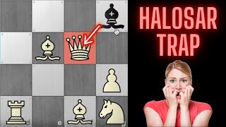 Halosar Trap or Ryder Gambit Chess Opening TRICK to Win Fast  Most Dangerous Chess Trap in Hindi [upl. by Bauer]