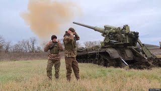 Ukrainian Artillerists Battle For Control Of Key Luhansk Highway [upl. by Airtap338]