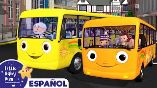 1 Hora de Las Ruedas del Autobús  Canciones Infantiles  Little Baby Bum en Español [upl. by Otreblig]