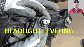 How do you Repair service the Headlight Leveling Motor in Car or Truck [upl. by Nnarefinnej161]