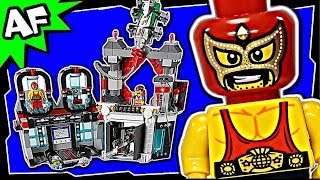 Lego Movie LORD BUSINESS EVIL LAIR 70809 Animated Building Review [upl. by Eileme]