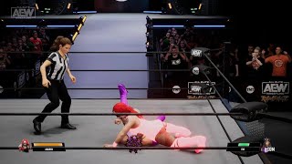 AEW Fight Forever Abadon vs Emi Sakura Falls Count Anywhere Match aew aewfightforever abadon [upl. by Hayes]