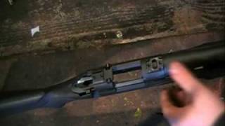 Remington 700 SPS Varmint bedding the rifle action part 89 [upl. by Crawford]