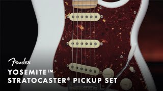 Yosemite Stratocaster Pickup Set  Fender [upl. by Ardnasyl703]