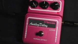 Maxon AD999 Analog Delay Pedal [upl. by Myrle]