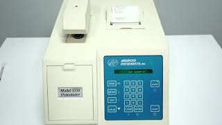 Advanced Instruments 3250 Osmometer BOSTONIND  26412 [upl. by Attlee629]