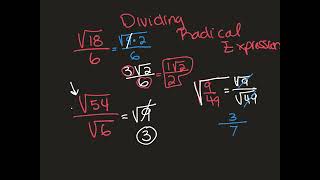 Dividing Radicals Monomial [upl. by Nilyarg]