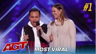 1 Most Viral Audition Kodi Lee The Blind Autistic Singer and Gabrielle Unions Golden Buzzer [upl. by Baptist573]