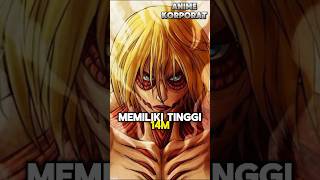 FEMALE TITAN Bahas Karakter l AOT I ANIME anime aot attackontitanedit titans shorts [upl. by Locin]