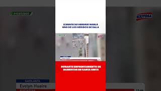 🔴🔵Habla uno de los heridos de bala durante enfrentamiento de barristas en Santa Anita [upl. by Ameg600]